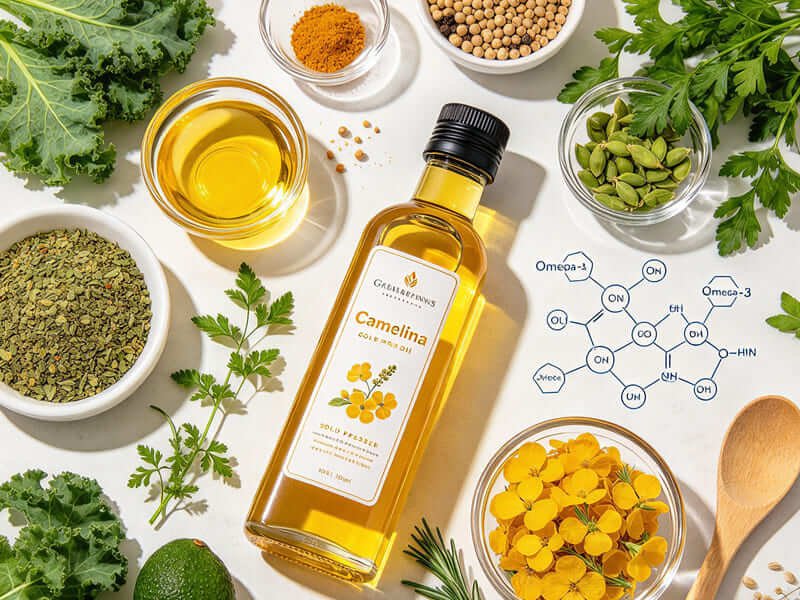 Bulk Camelina Sativa Oil for Global Formulation & Production